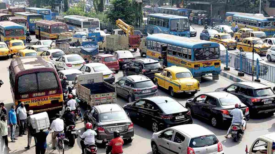 traffic of kolkata