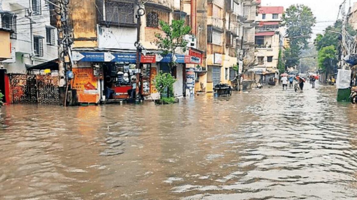 water logged in kolkata